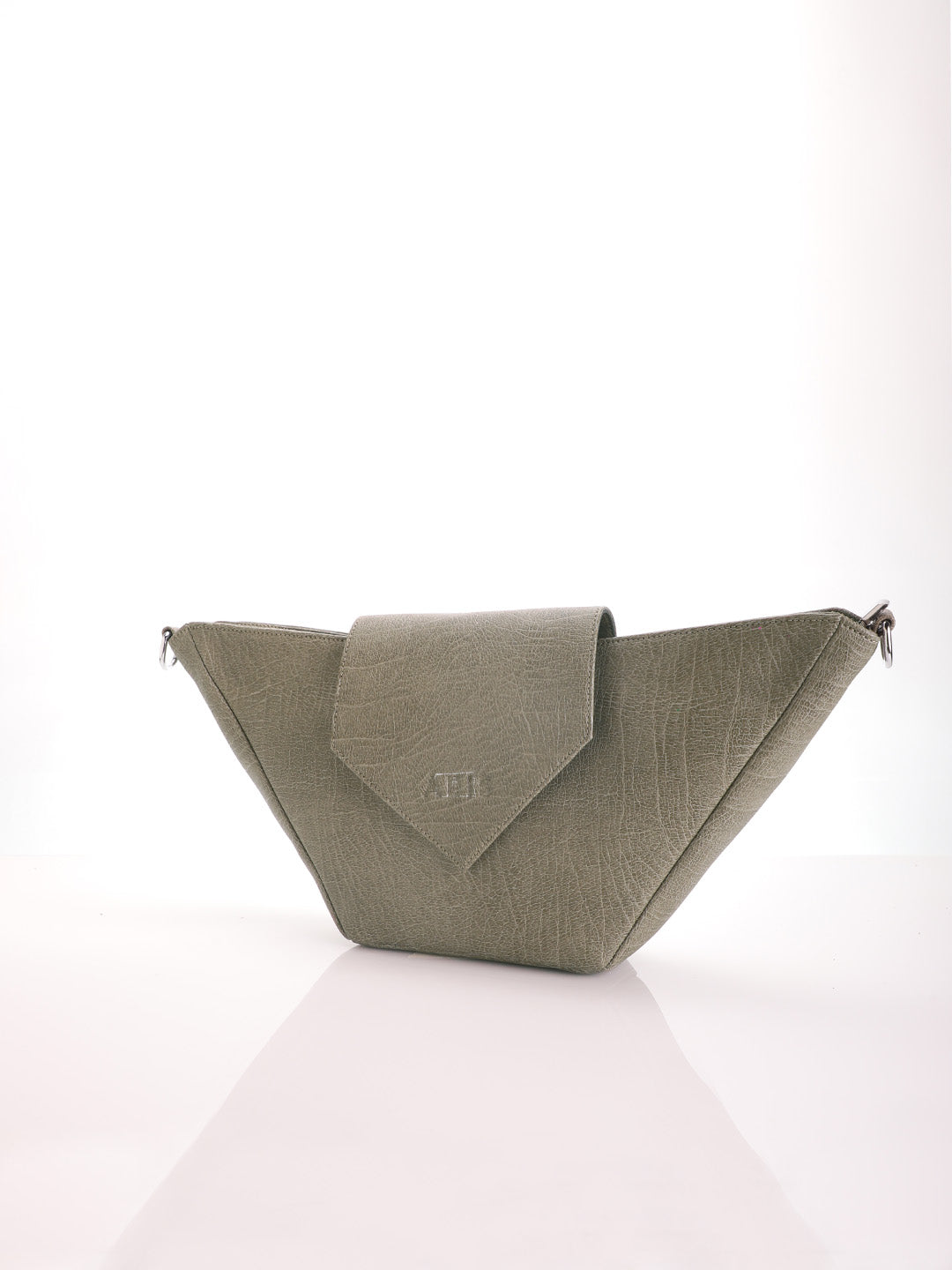 Madonna Apple Leather Tote - Olive