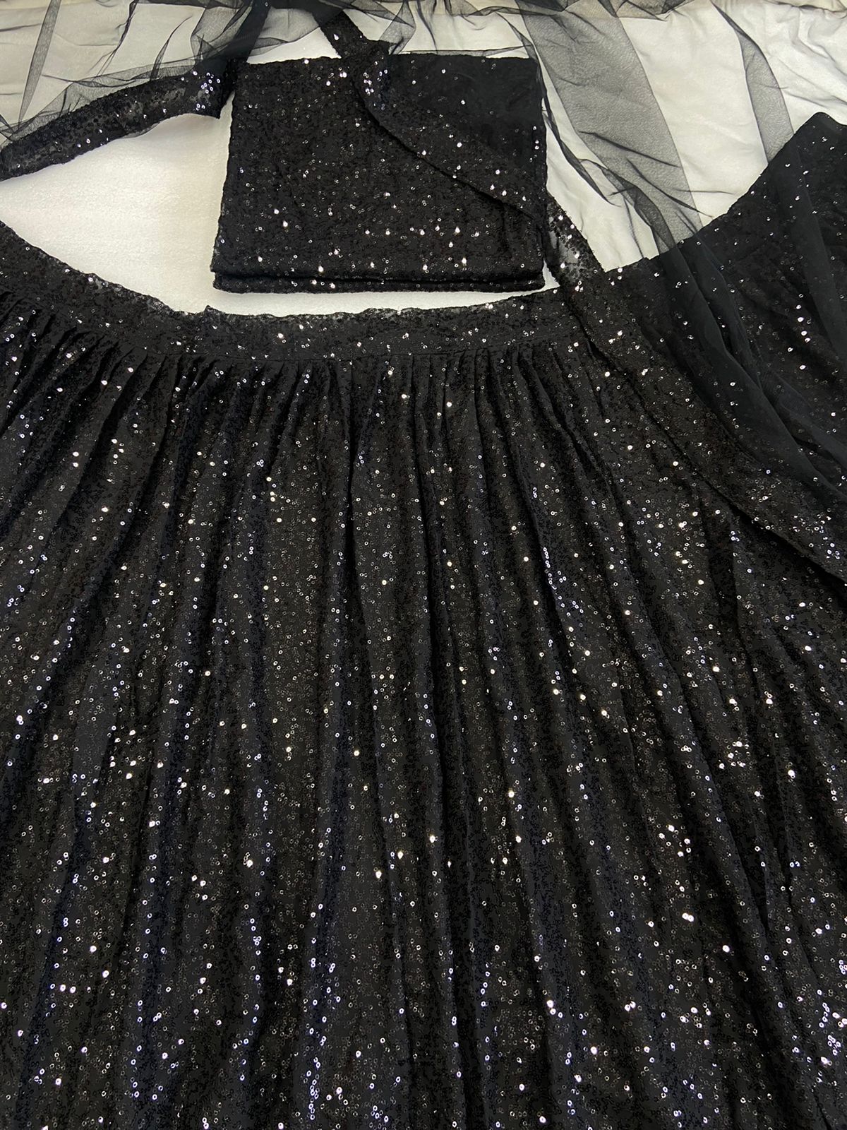 Party Wear Designer Lehenga Choli With Heavy Sequence Work