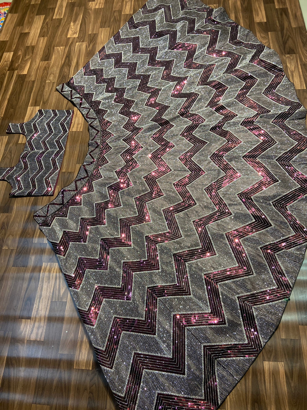 Designer Lehenga Choli With Dori And Heavy Sequence Work