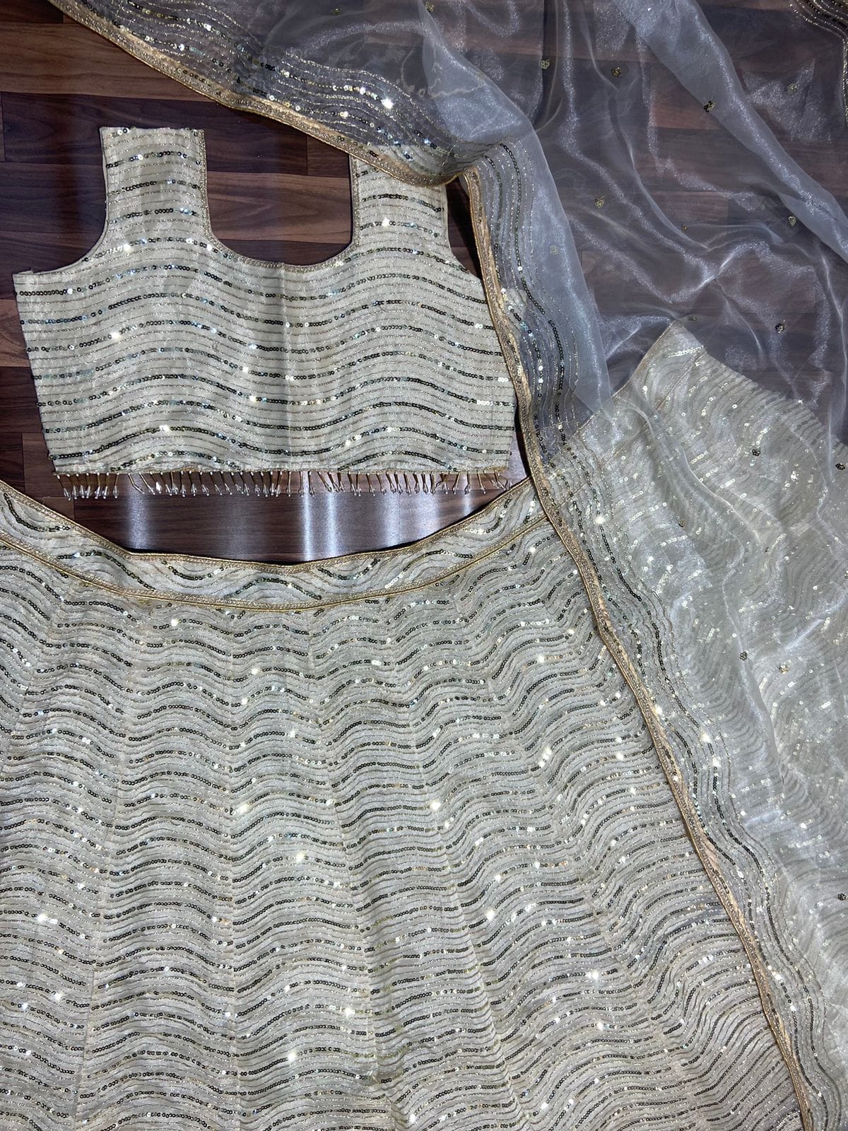 Designer Lehenga Choli With Beautiful Coding And Sequence Work