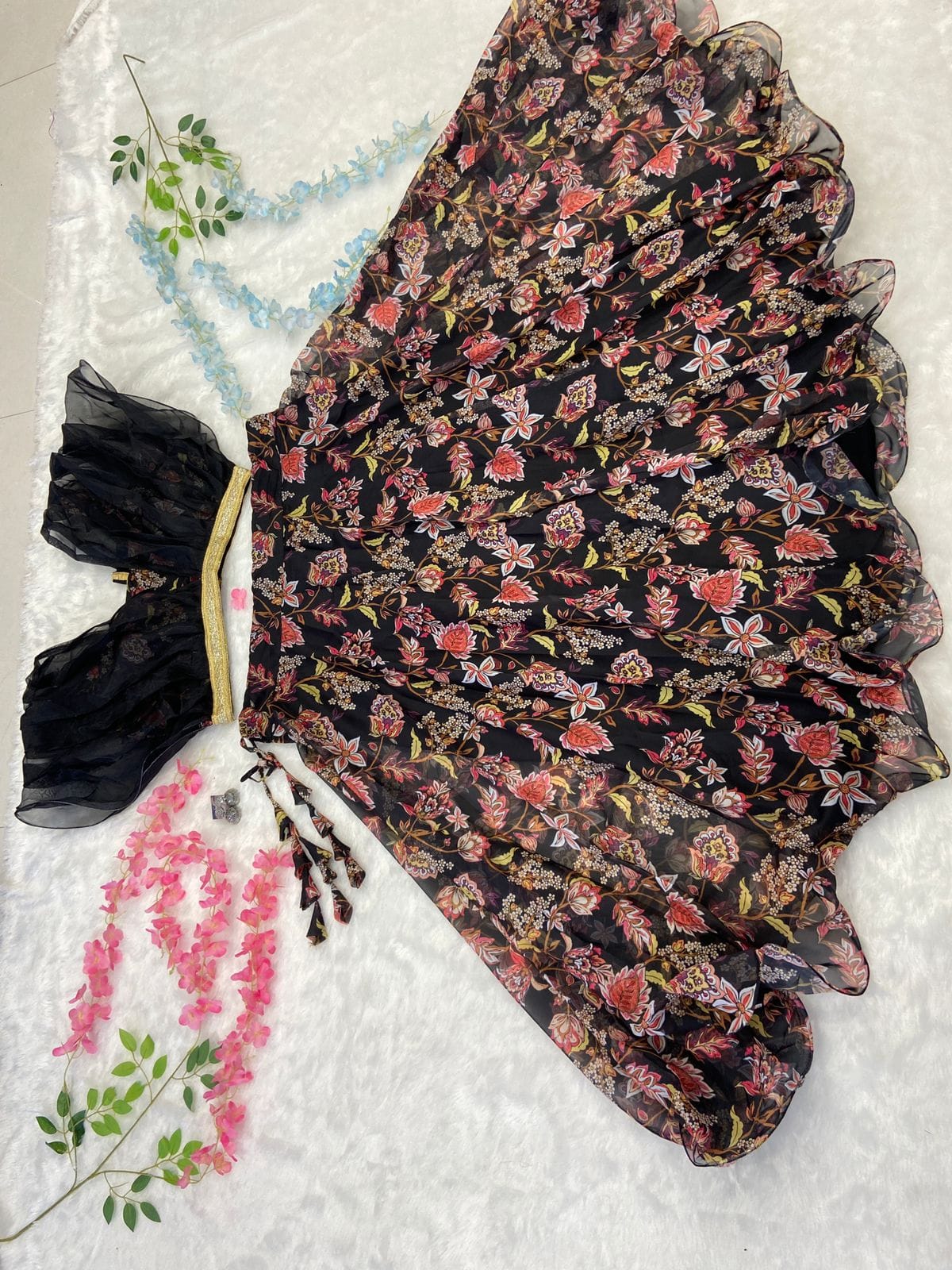 Party Wear Beautiful Lehenga Choli With Beautiful Print