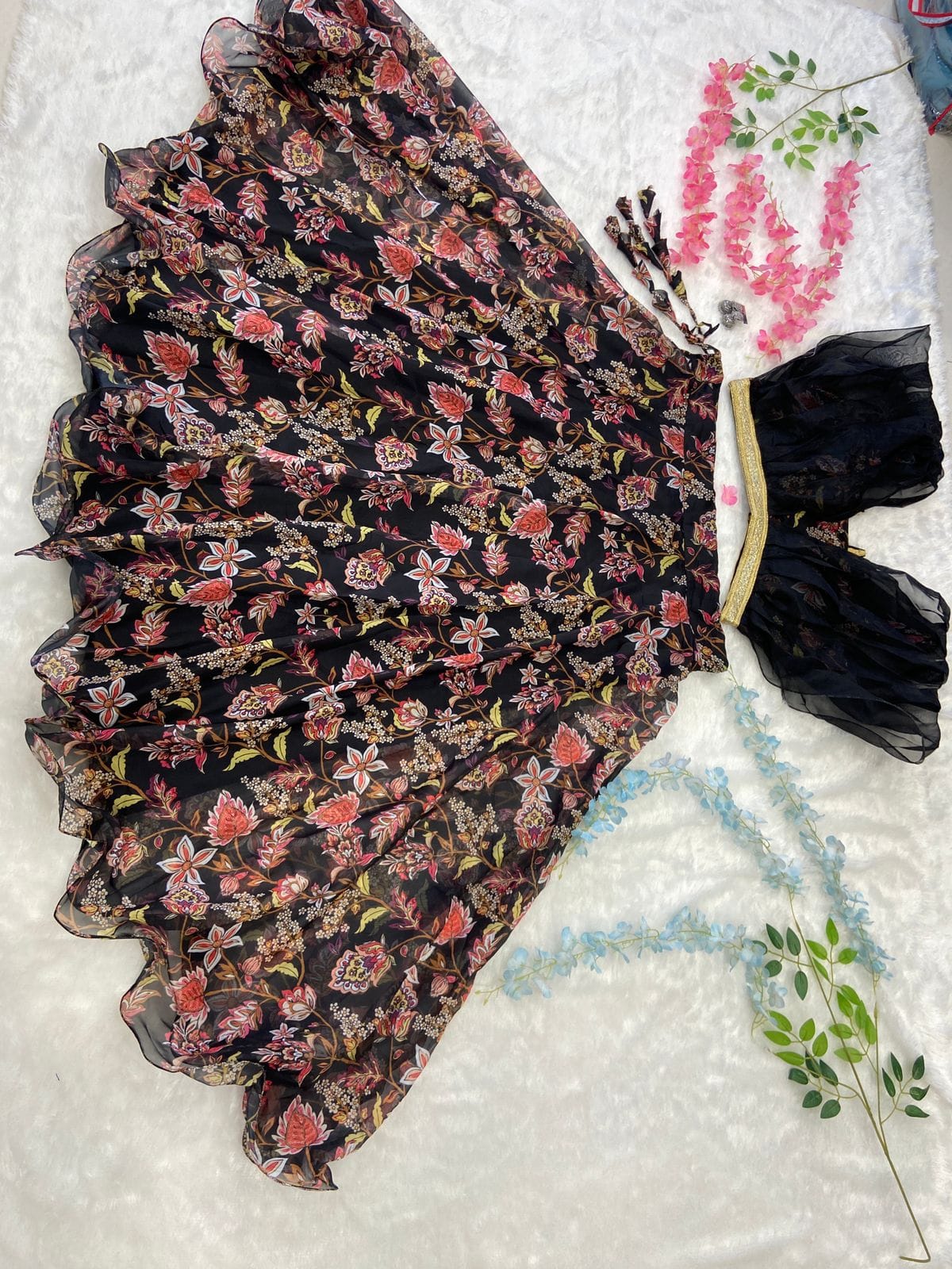 Party Wear Beautiful Lehenga Choli With Beautiful Print