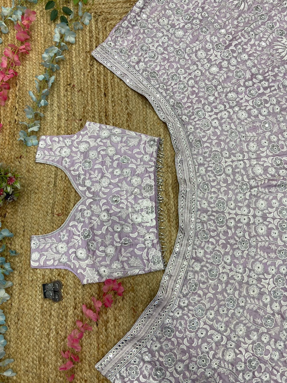 Party Wear Beautiful Lehenga Choli With Thread Work