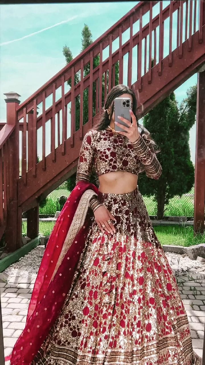 Designer Lehenga Choli With Beautiful Embroidery Work