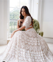 Party Wear Designer Lehenga Choli With Thread Embroidery Work