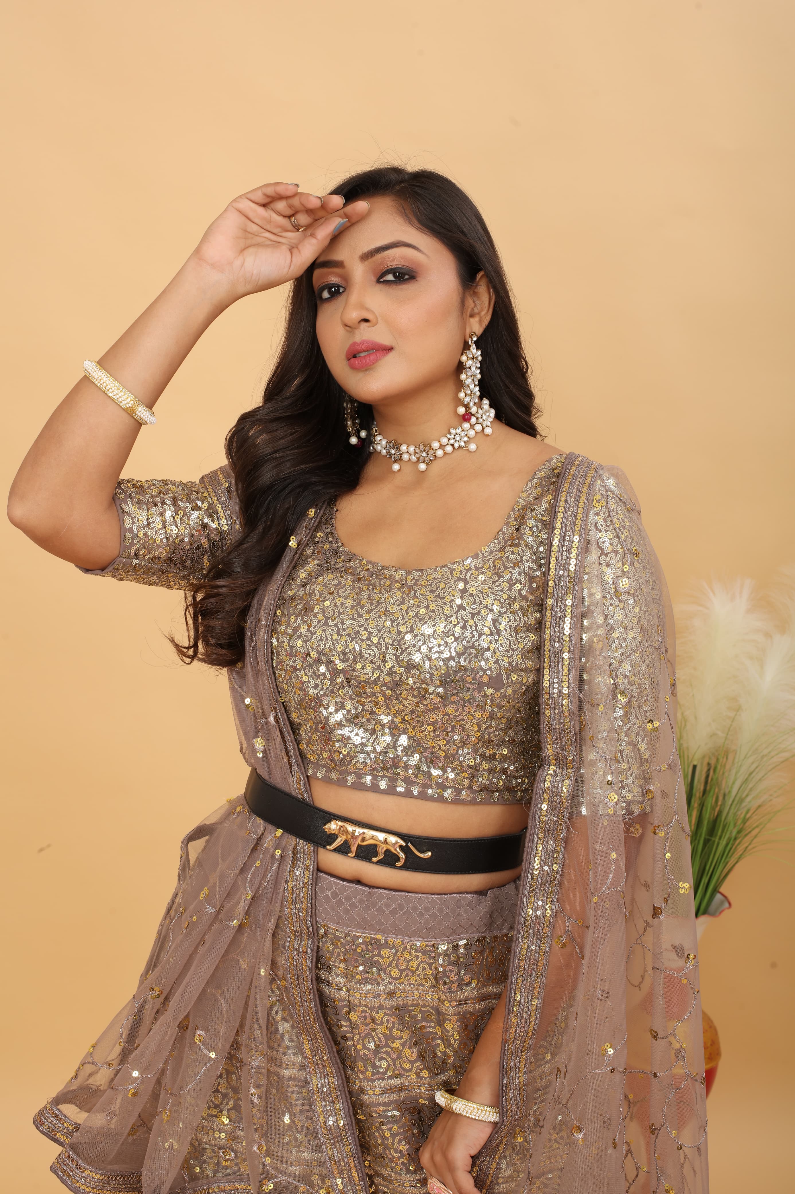 Party Wear Beautiful Lehenga Choli With Embroidery Work