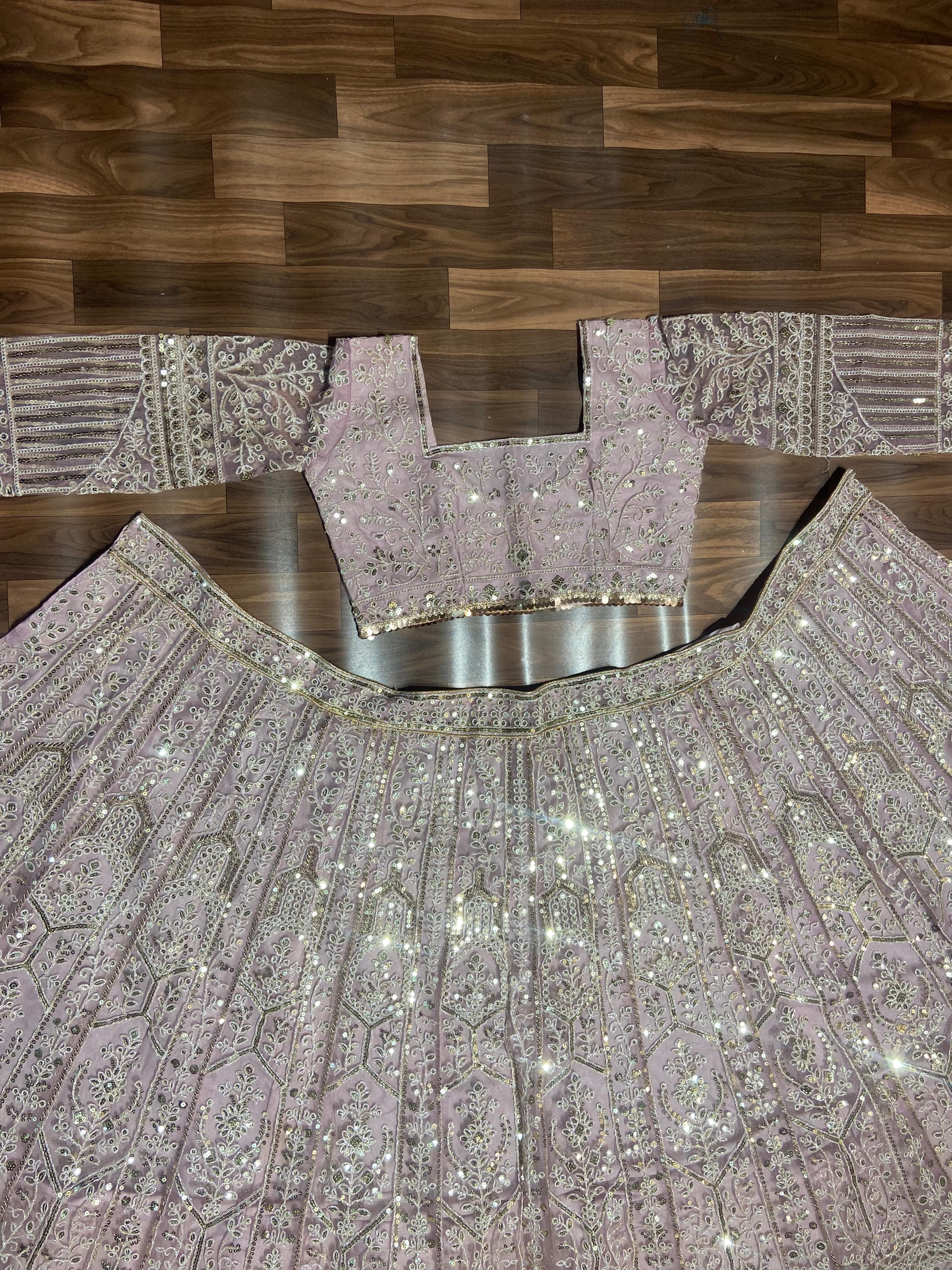 Party Wear Lehenga Choli With Beautiful Thread Embroidery