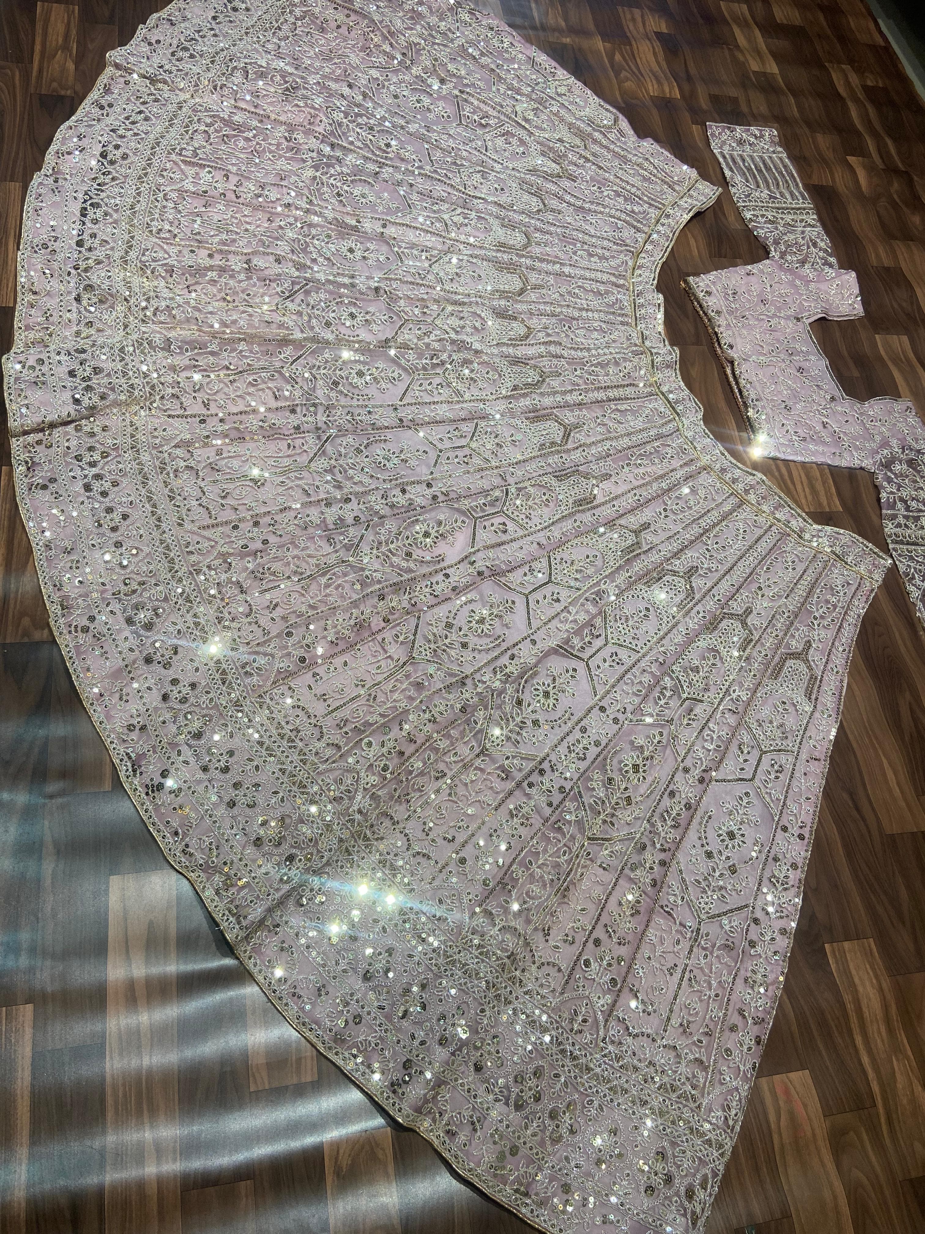 Party Wear Lehenga Choli With Beautiful Thread Embroidery