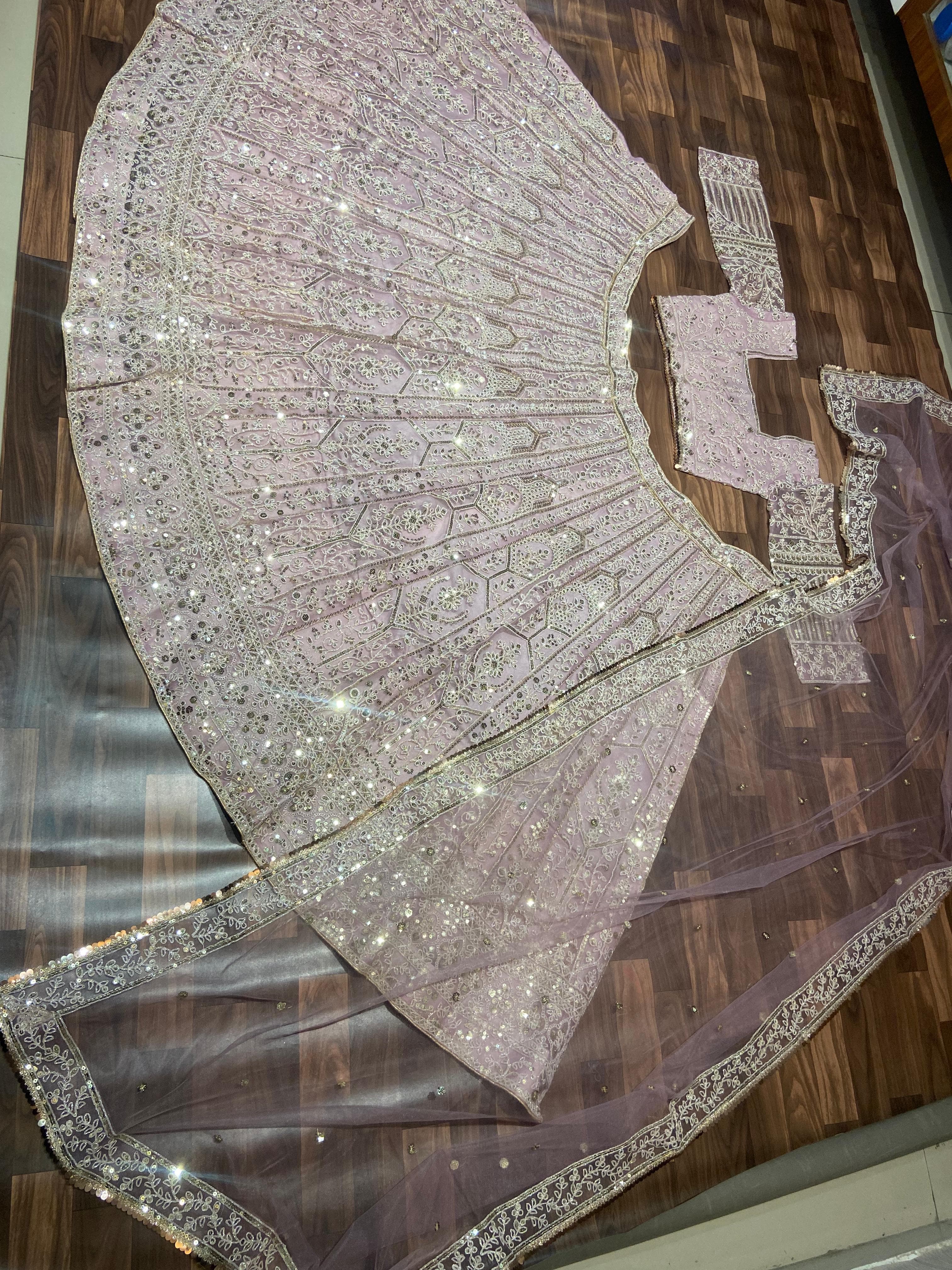 Party Wear Lehenga Choli With Beautiful Thread Embroidery