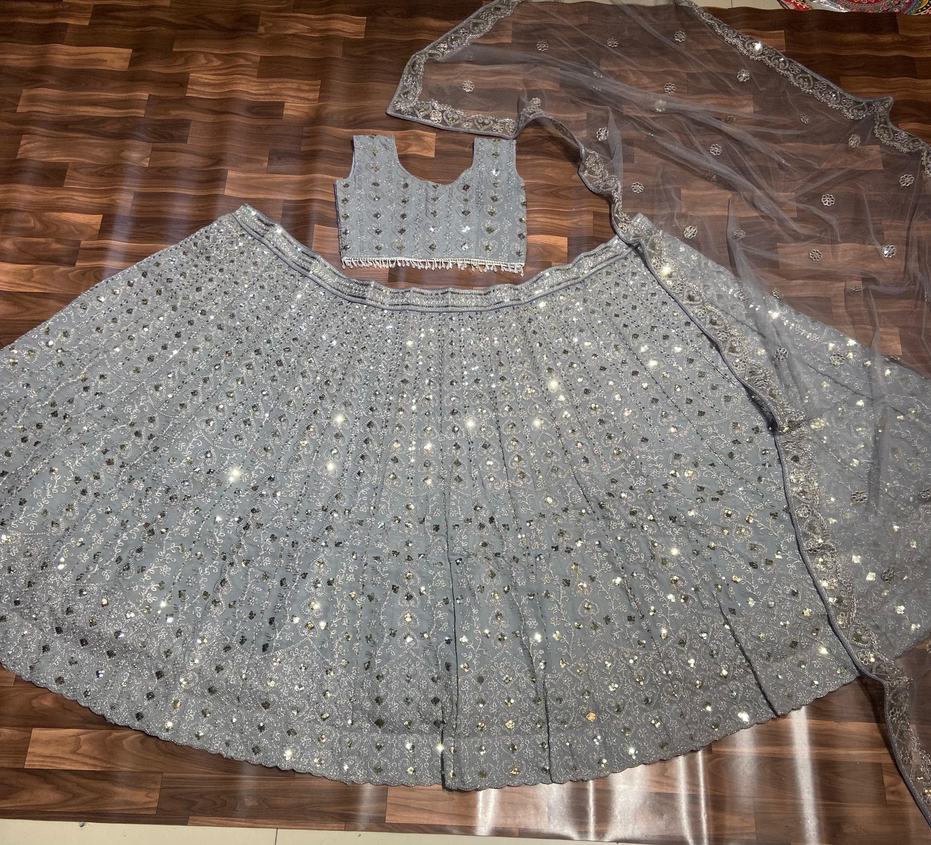 Party Wear Designer Lehenga Choli With Beautiful Dori Work