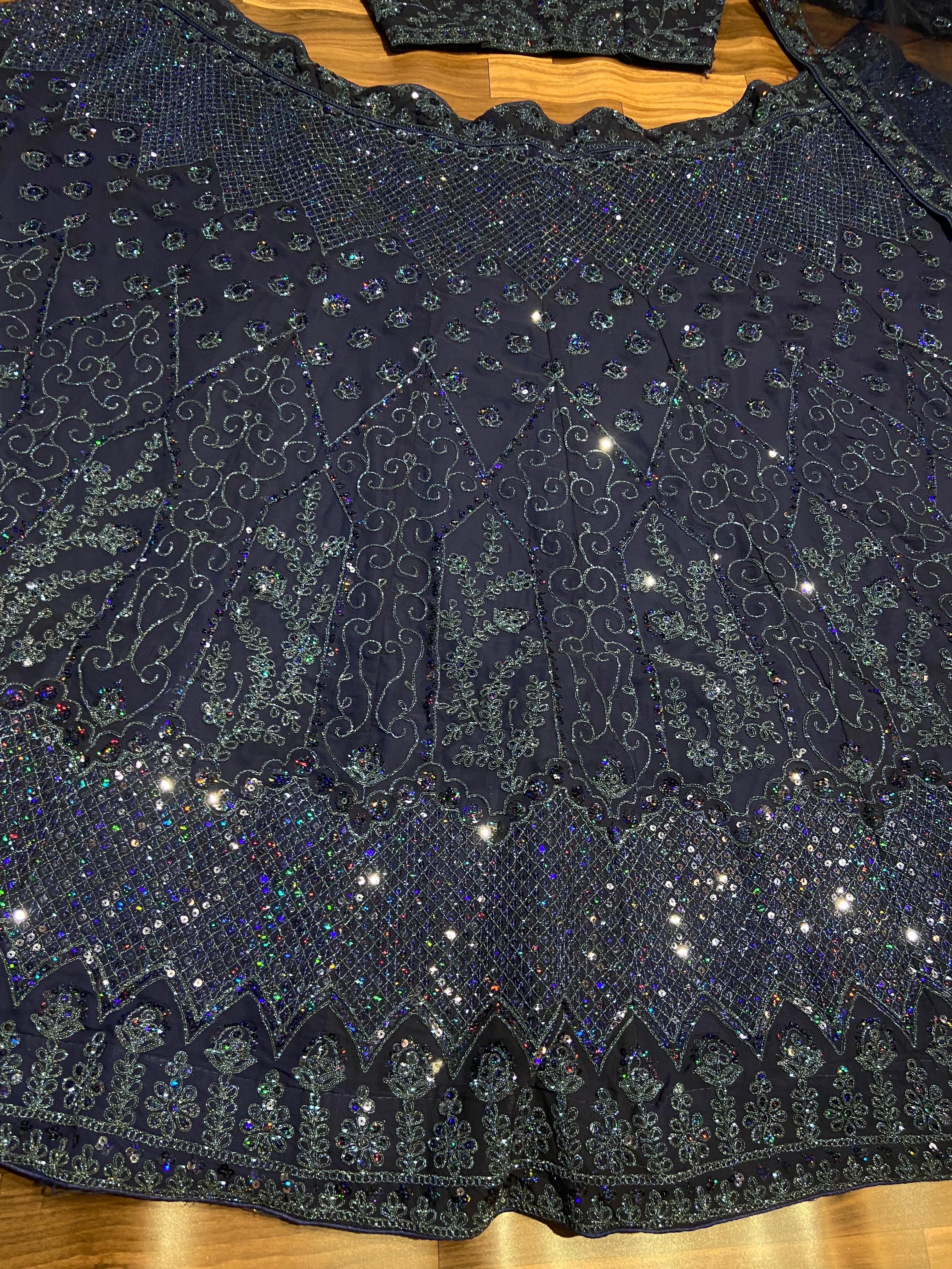 Party Wear Designer Lehenga Choli With Glitter Dori Work