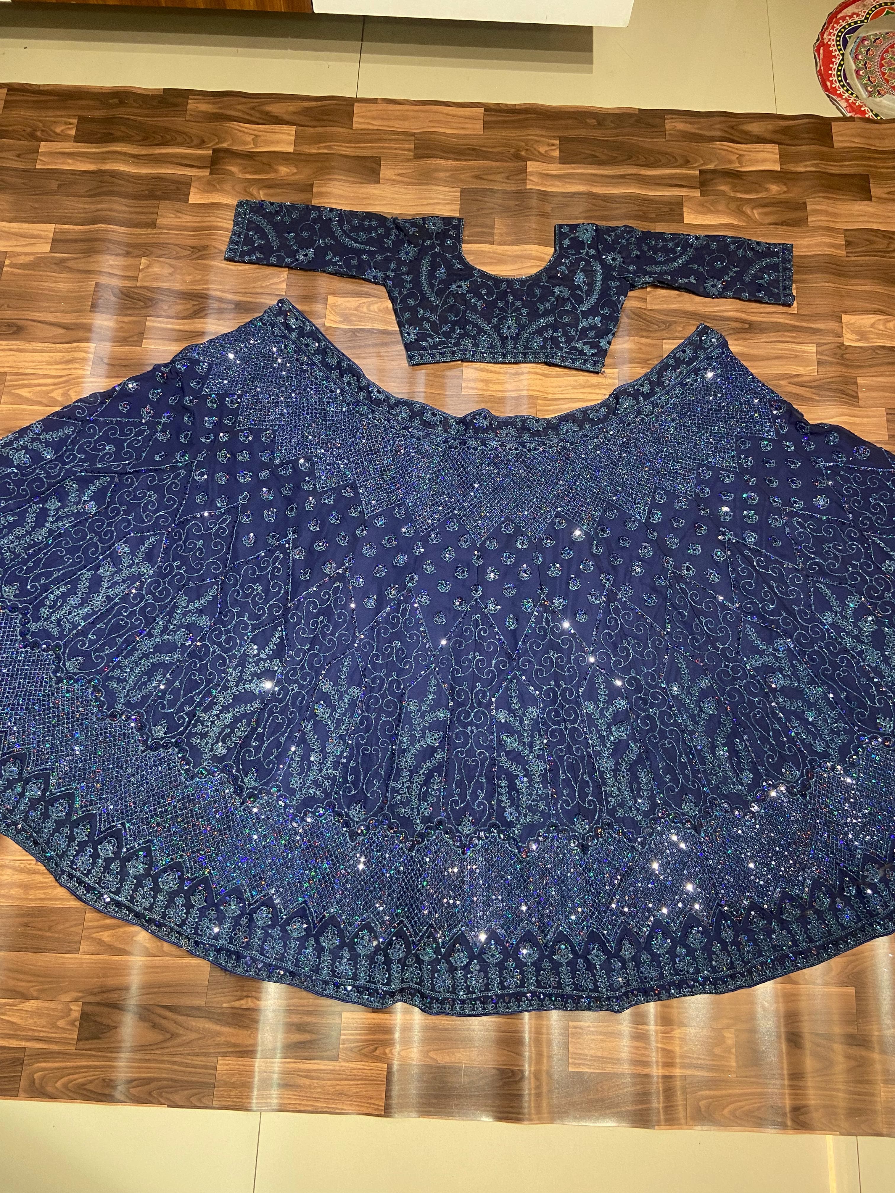 Party Wear Designer Lehenga Choli With Glitter Dori Work