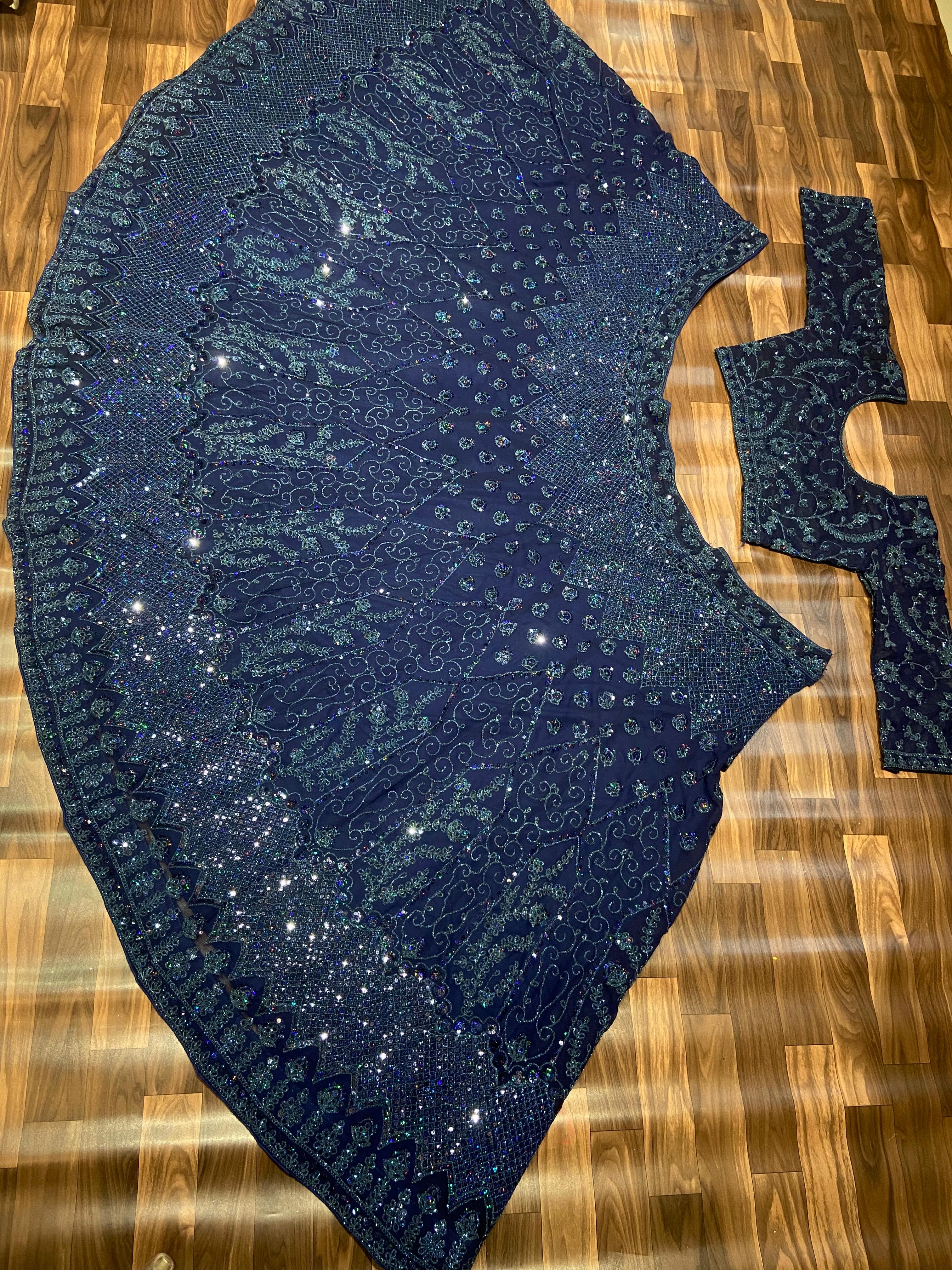 Party Wear Designer Lehenga Choli With Glitter Dori Work