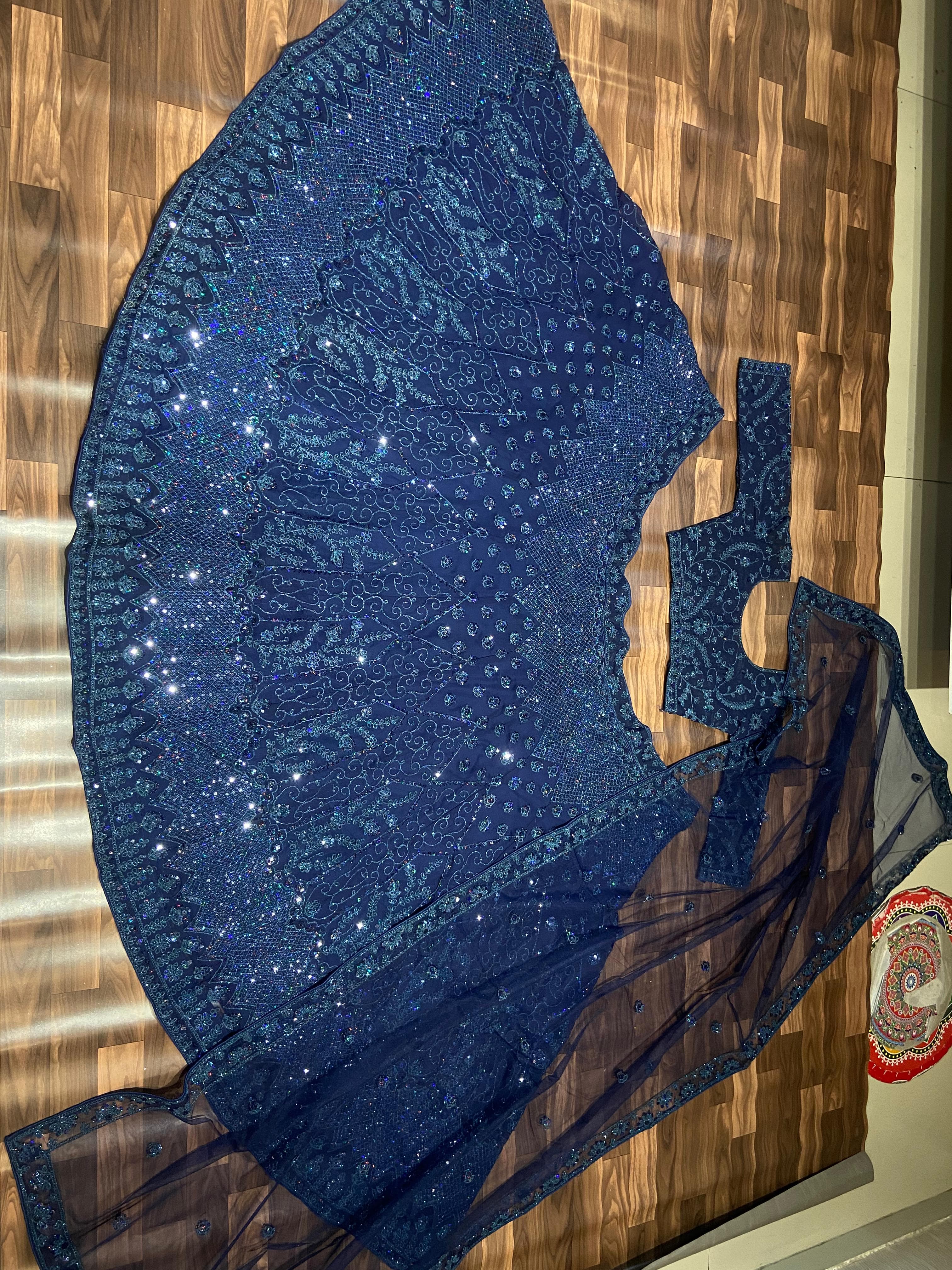 Party Wear Designer Lehenga Choli With Glitter Dori Work