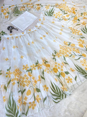 Beautiful Party Wear Lehenga Choli With Floral Print