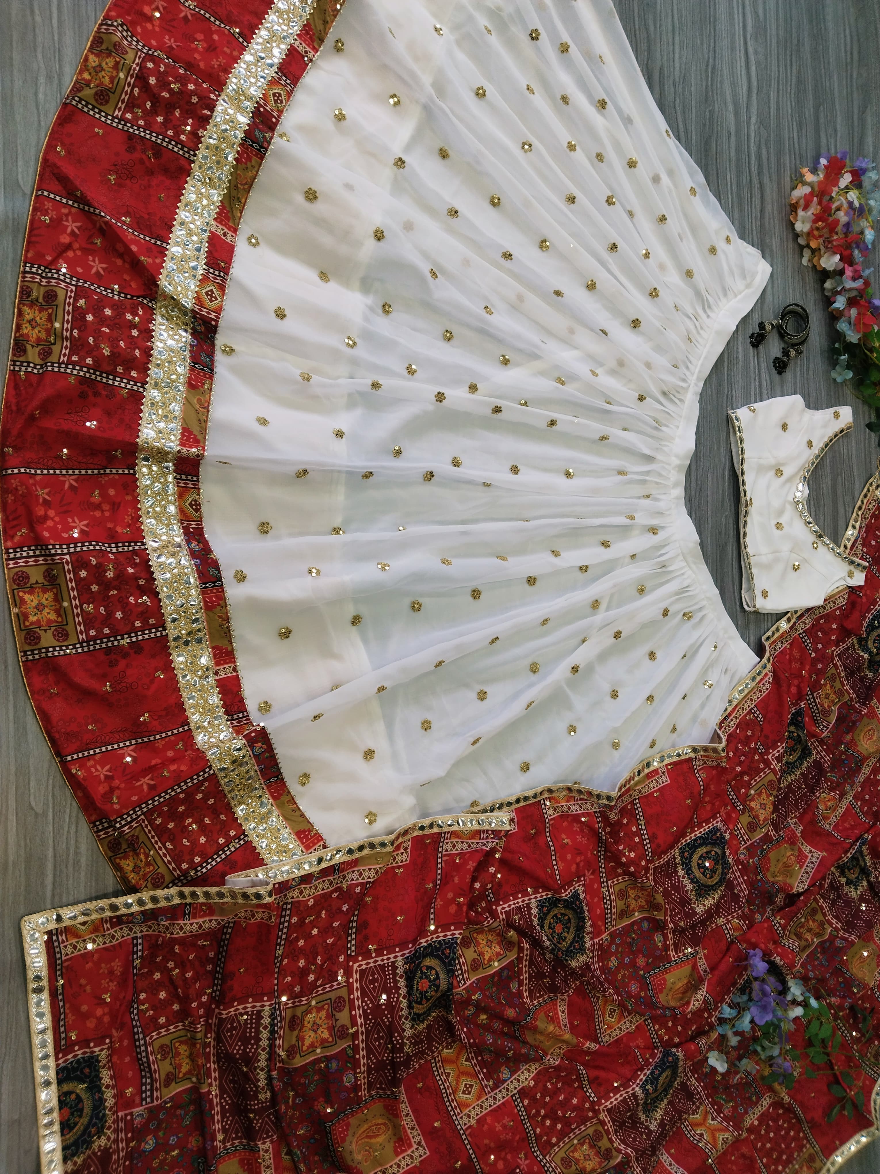 Designer Party Wear Navratri Lehenga Choli And Beautiful Dupatta