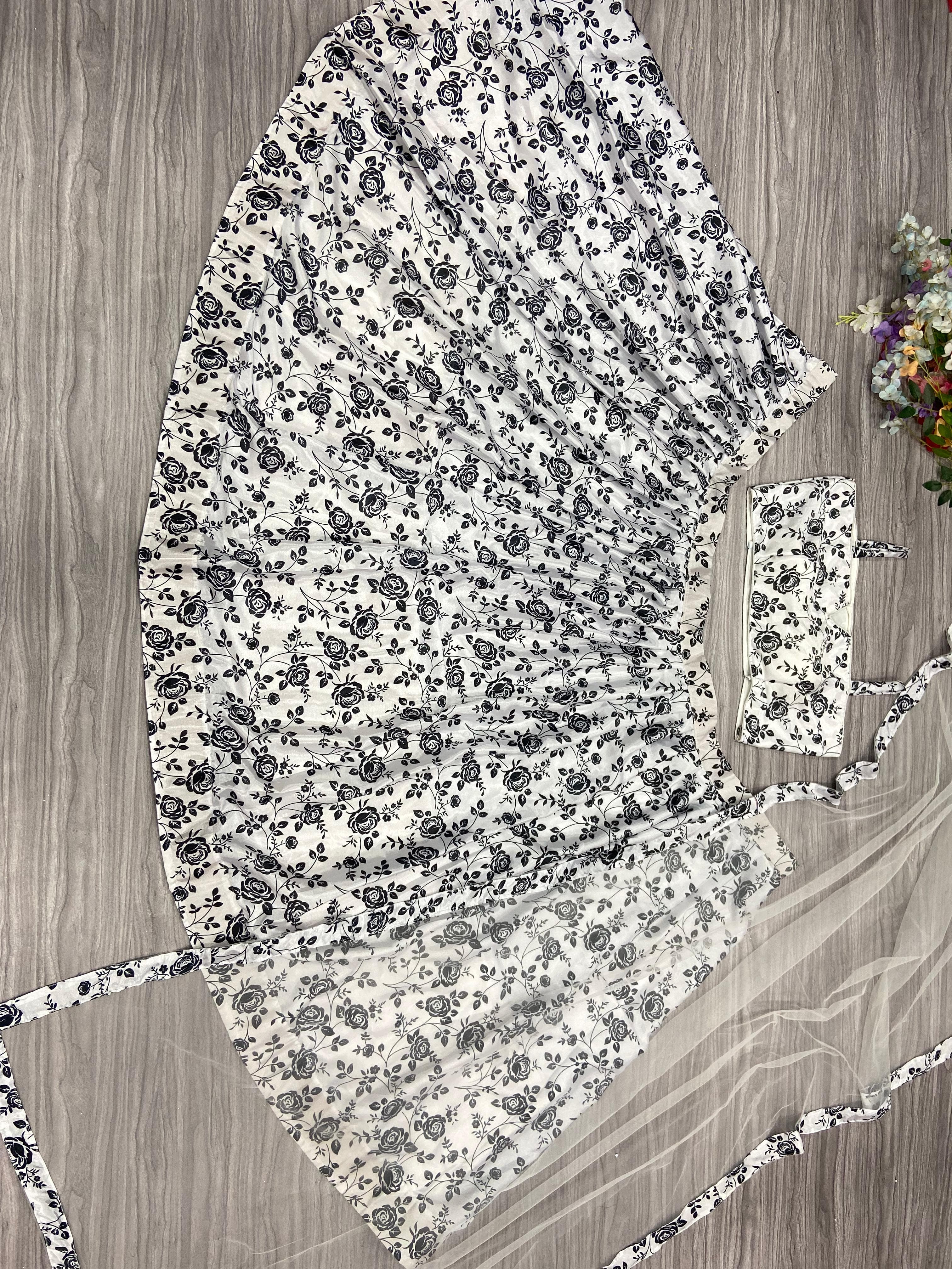 Designer Party Wear Lehenga Choli With Beautiful Digital Print