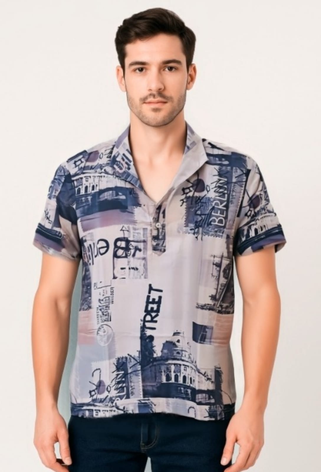 CITYSCAPE PRINTED SHIRT