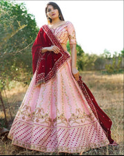 Designer Lehenga Choli With Beautiful Embroidery Work