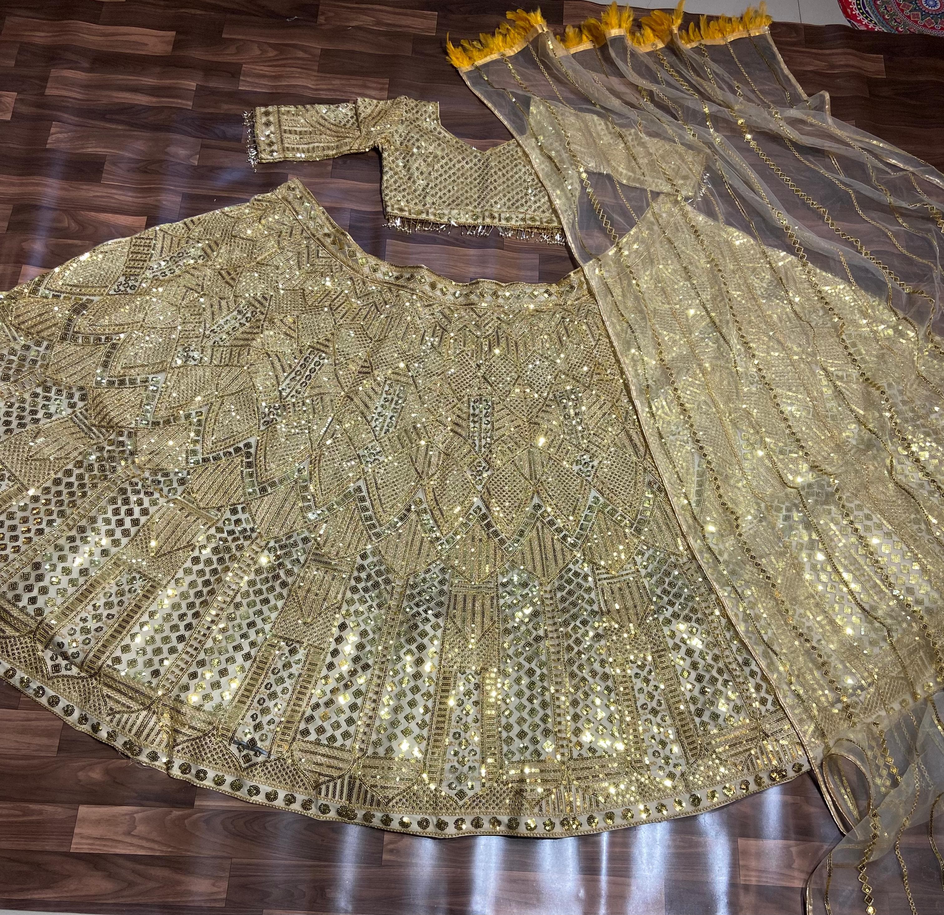 Designer Lehenga Choli  With Beautiful Dori Work