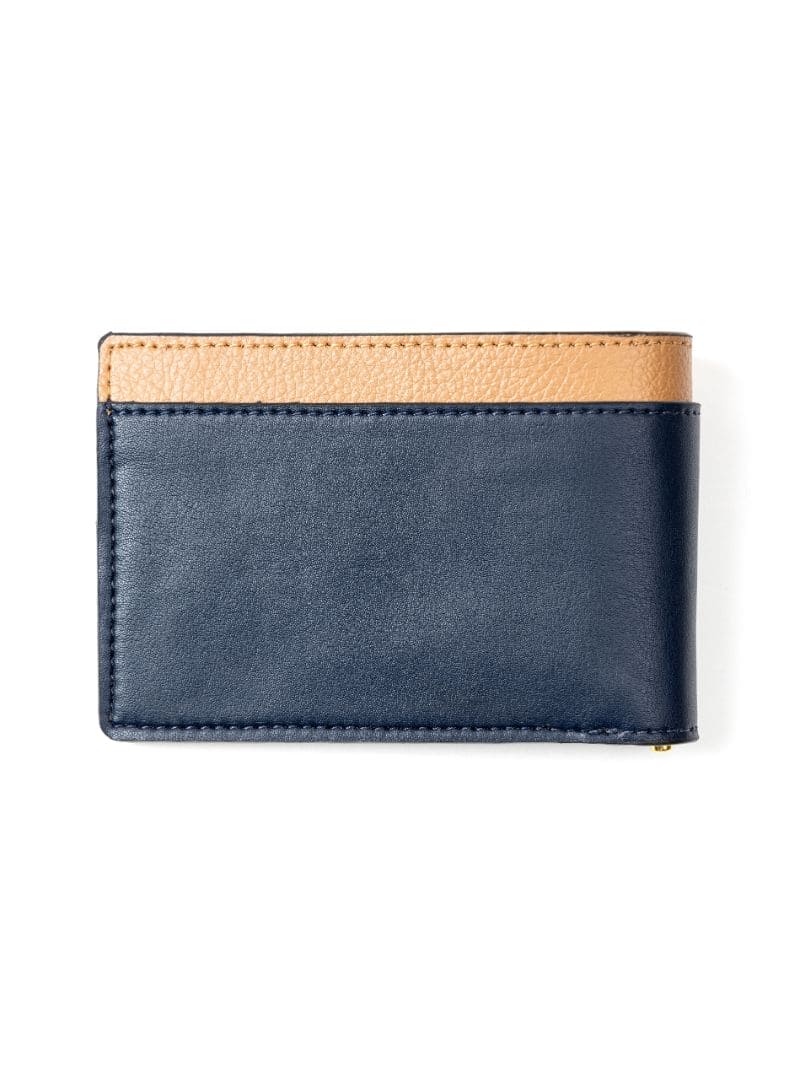 Zeus – Navy Blue & Caramel | Plant Leather Men’s Wallet