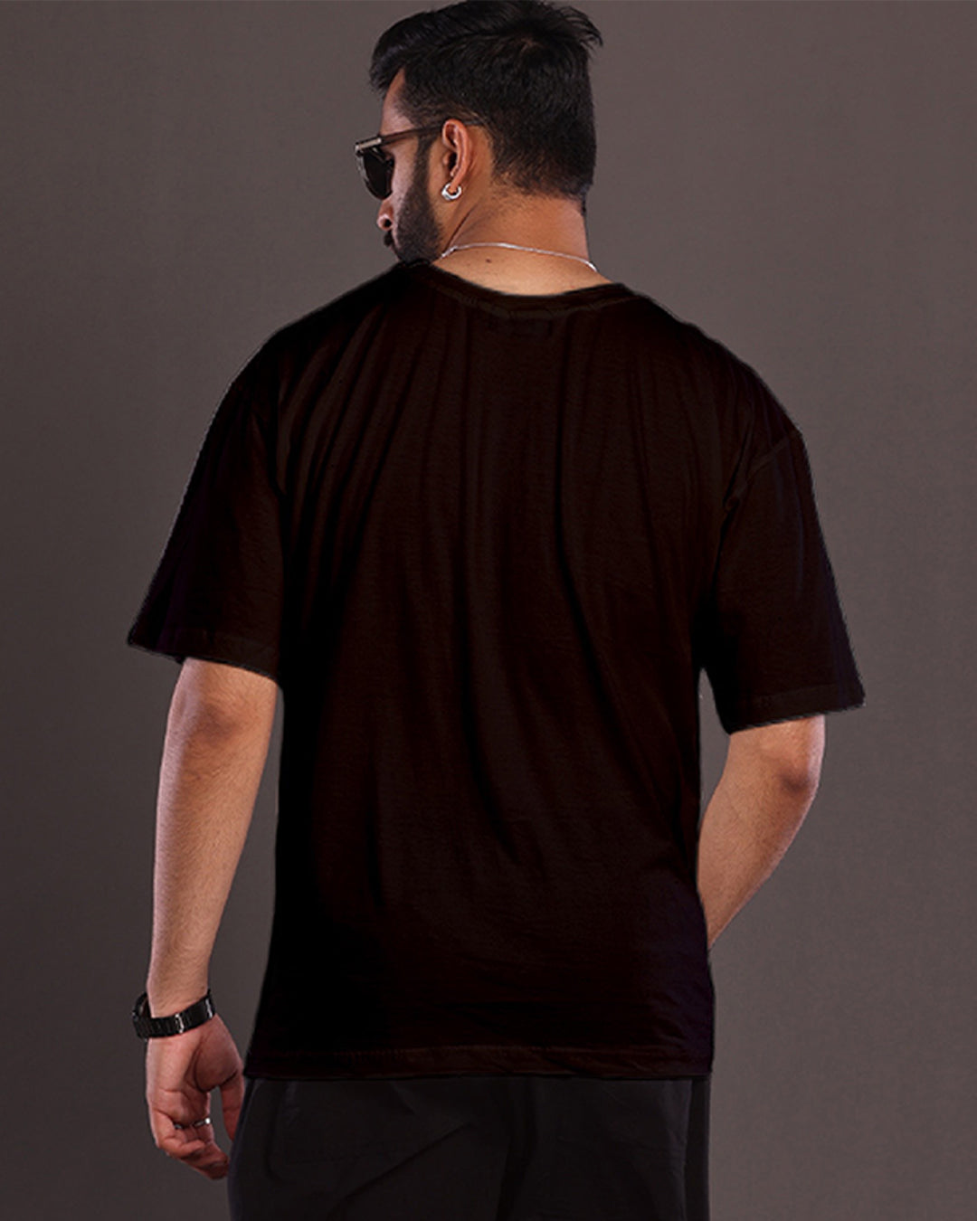 Men's Black  Oversized T-Shirt - Death Note(*)