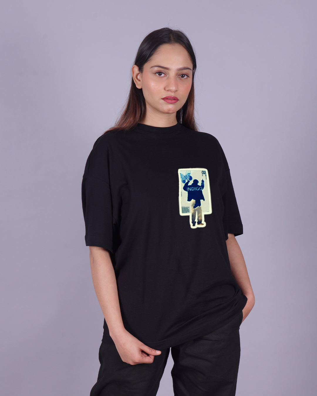 Duo Pack: Women's BTS Oversized Tees - Indigo & AugustD