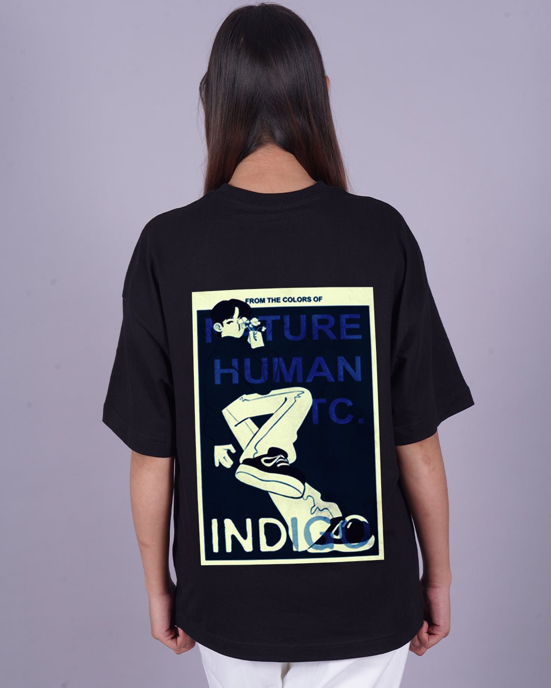 Duo Pack: Women's BTS Oversized Tees - Indigo & AugustD