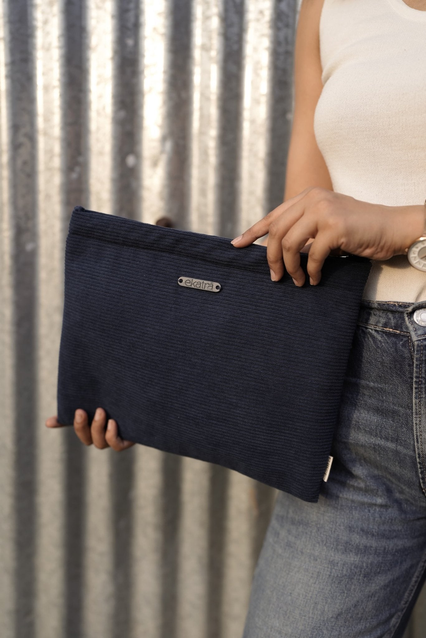 Corduroy I-pad Sleeve