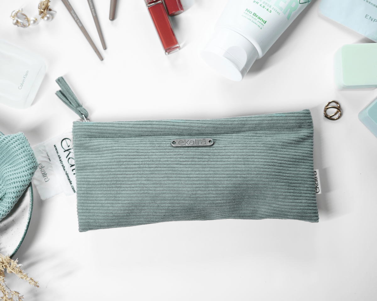 Corduroy Small Pouch
