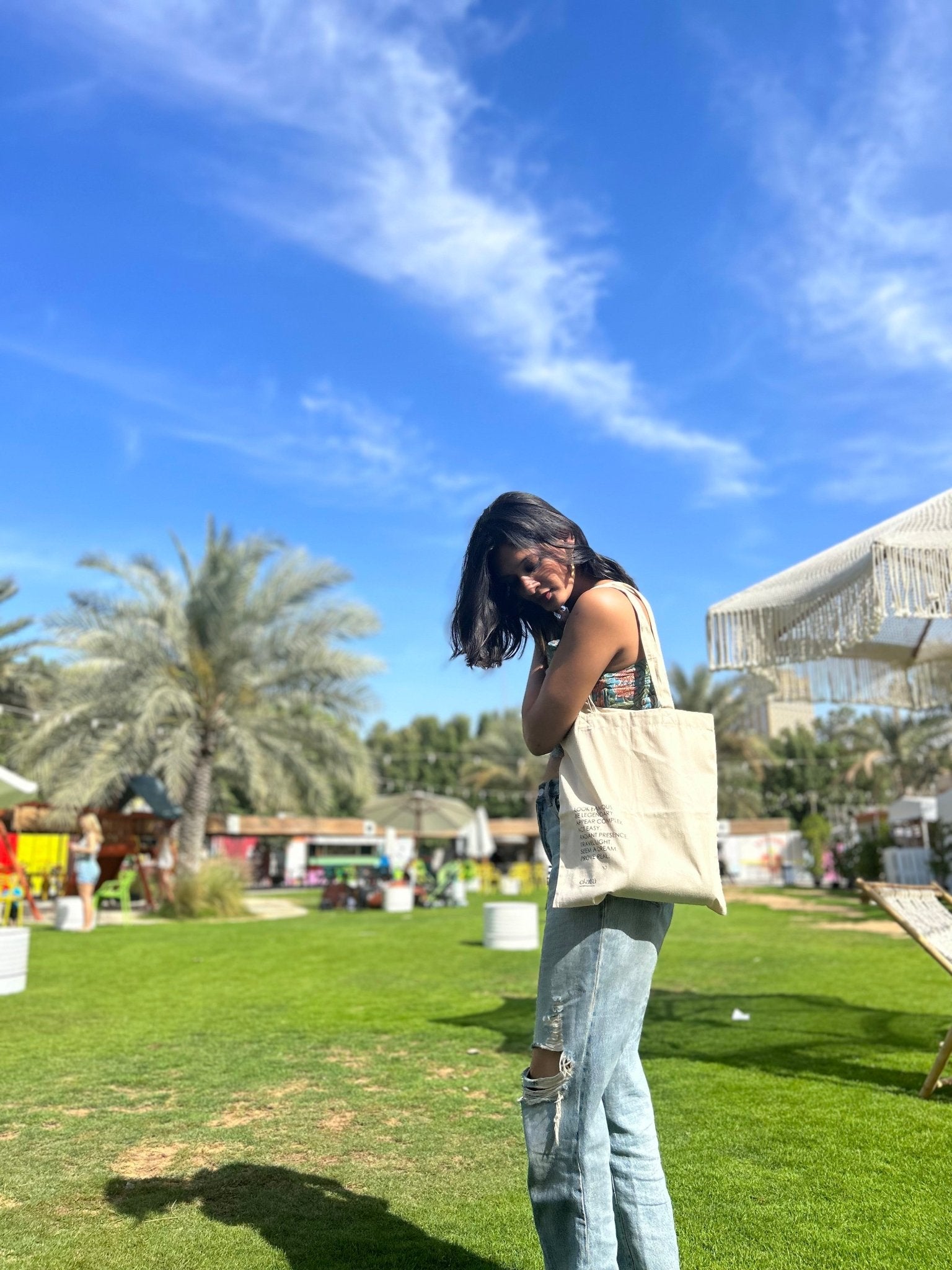 Day tote - Woven Cotton