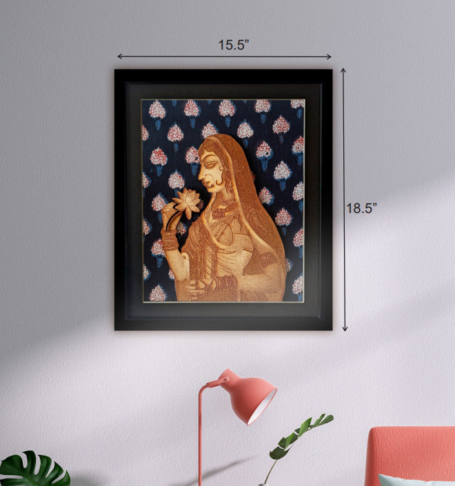 BANI THANI FRAME - Bagru Printed Cotton