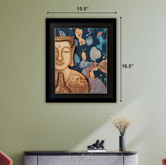 GAUTAMA BUDDHA FRAME - Abstract Print on Canvas