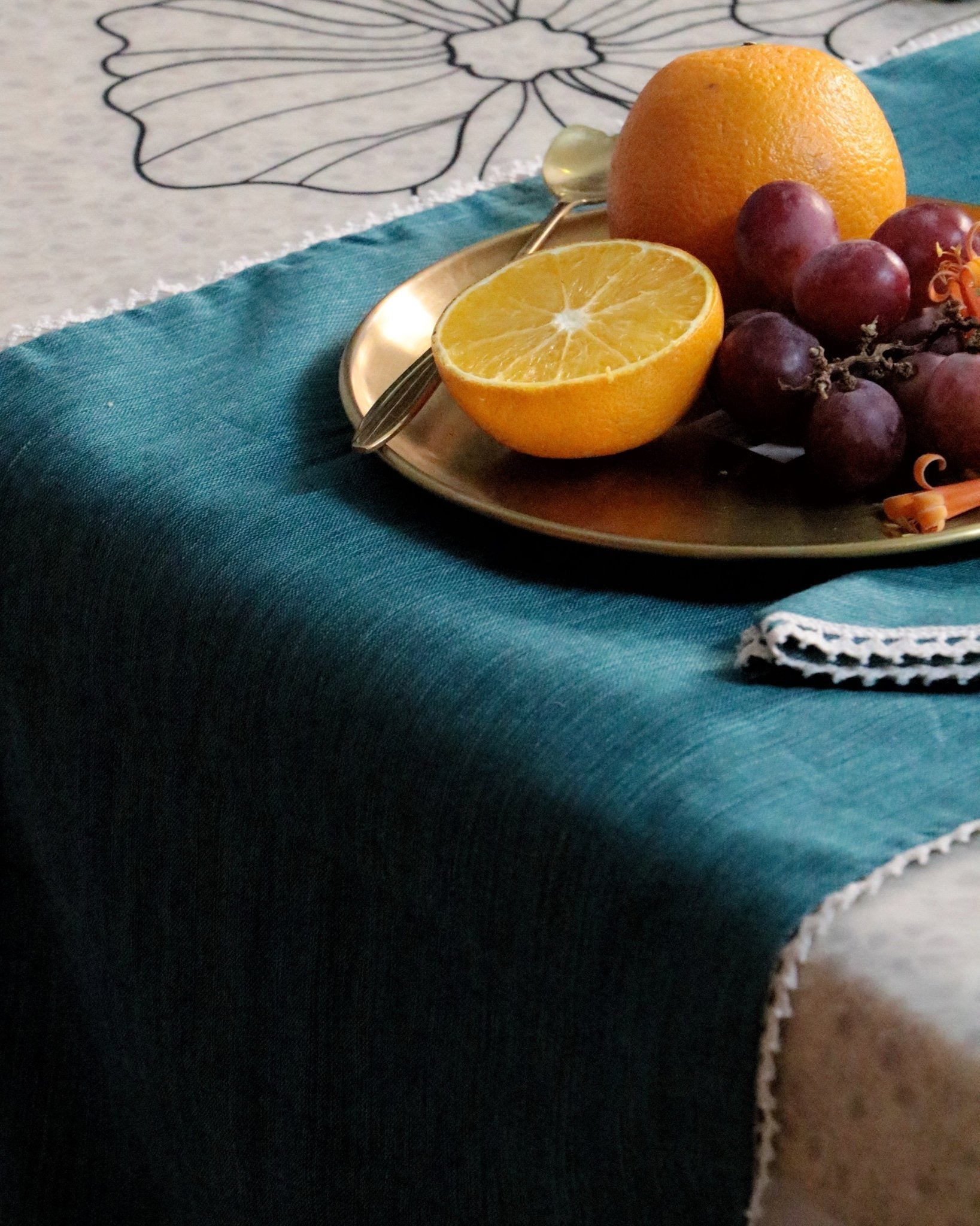 French Flax Table Linen Set :  Wedding Favors | House Warming | Soiree | Home