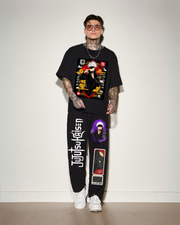 Gojo mode  men's cordset (black-black )