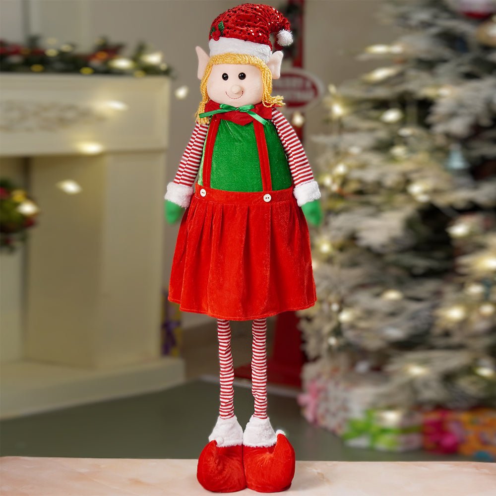 Little Surprise Box 2pcs Combo of Mr & Mrs Naughty Elves  Christmas Table & Home Décor