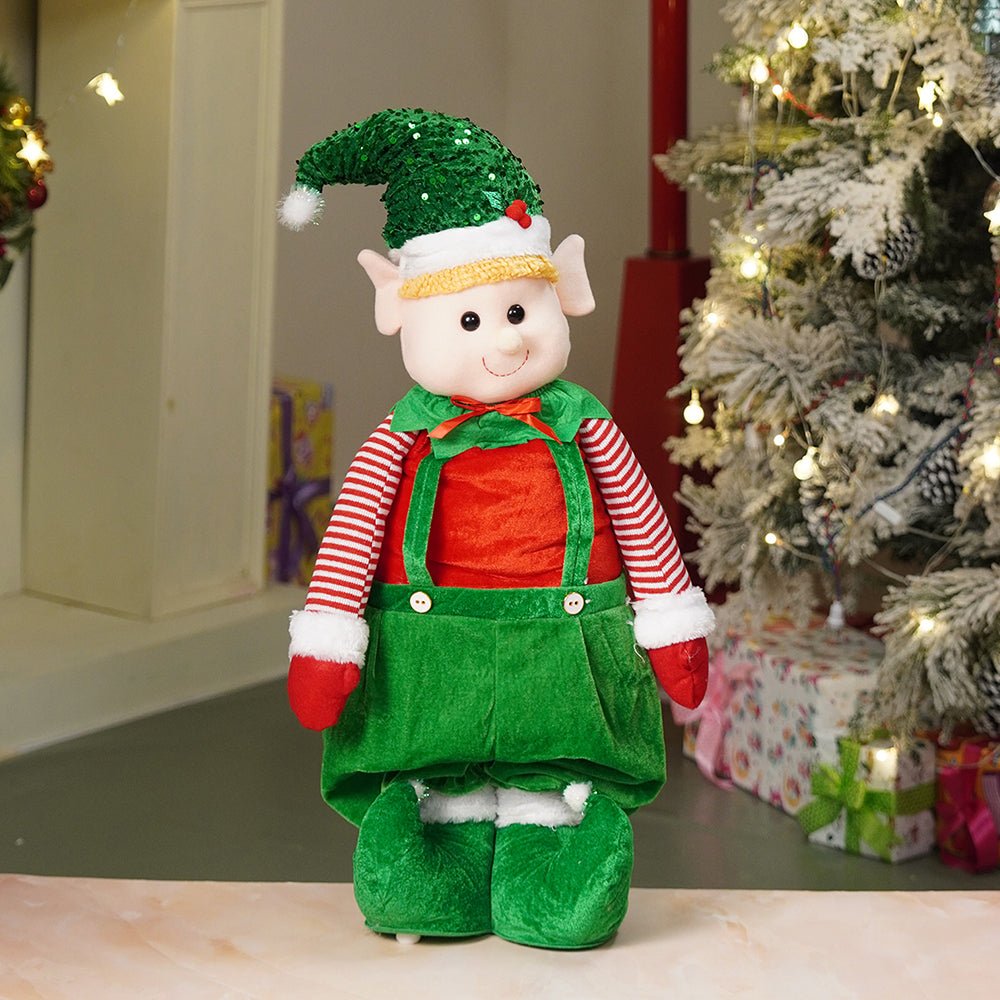 Little Surprise Box 2pcs Combo of Mr & Mrs Naughty Elves  Christmas Table & Home Décor