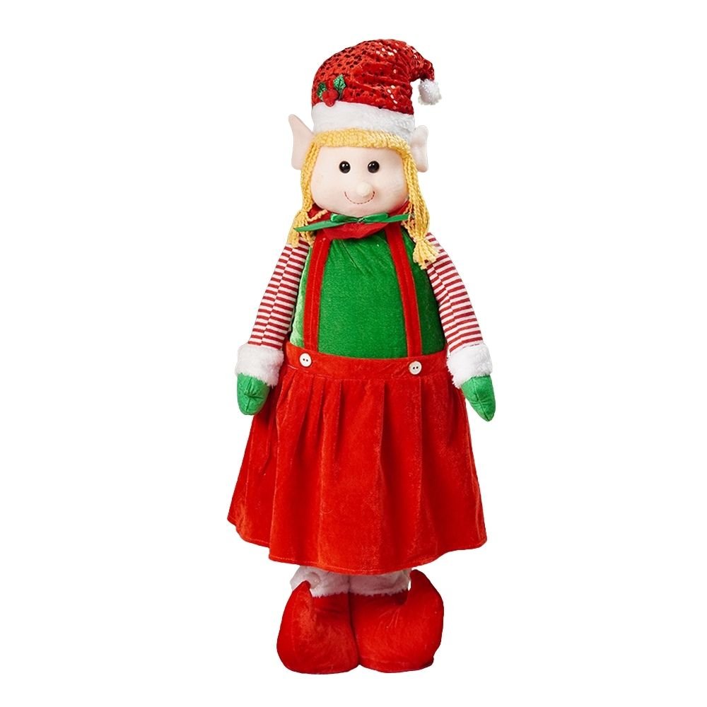 Little Surprise Box 3.5 feet Red Dungary Naughty Elf Christmas Table & Home Décor