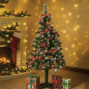 Little Surprise Box 4feet Red Apples and cherries Bushy christmas Tree