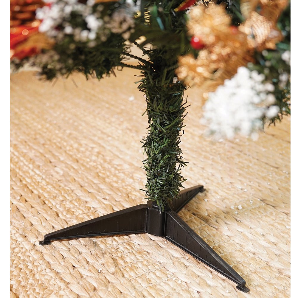 Little Surprise Box 4feet Red Apples and cherries Bushy christmas Tree