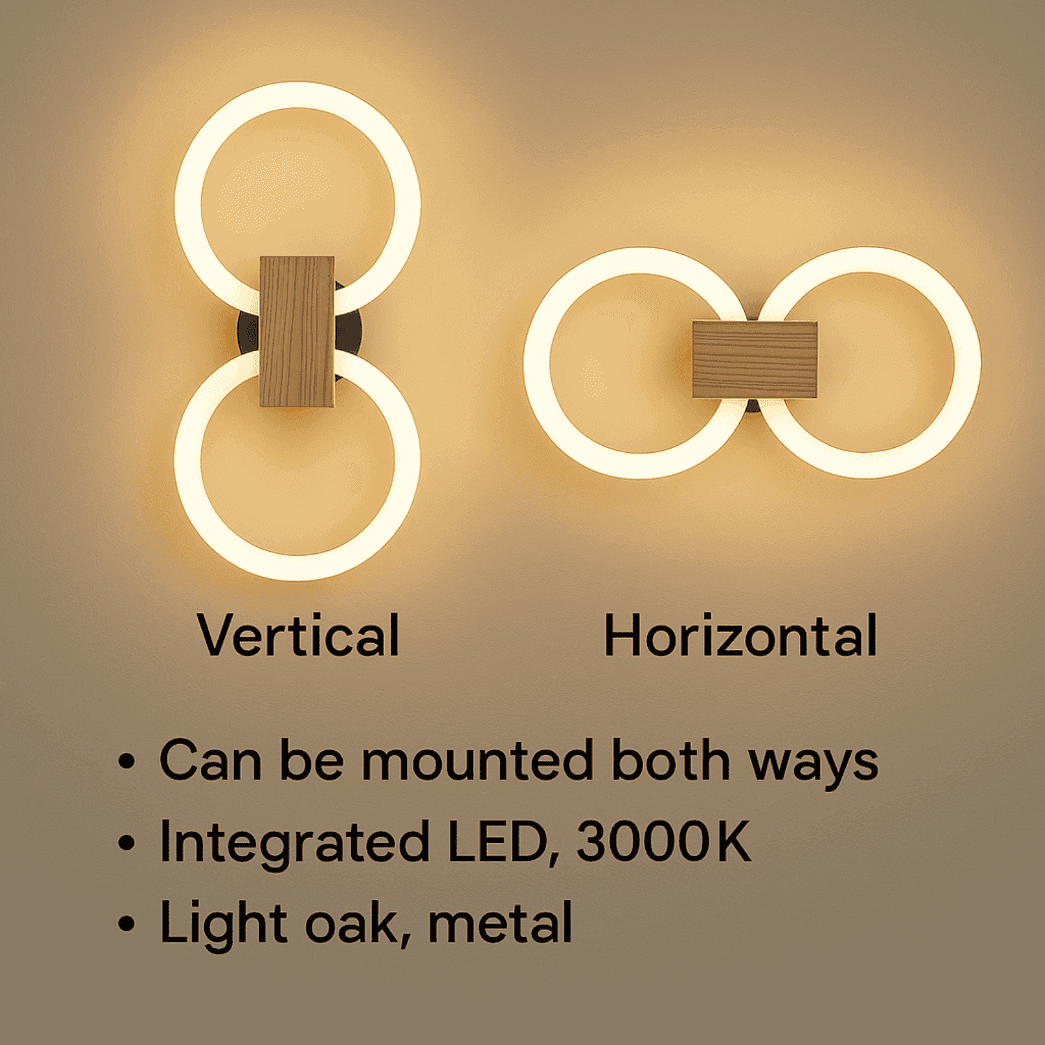 Lunaris Loop Wall Light - 20Watt