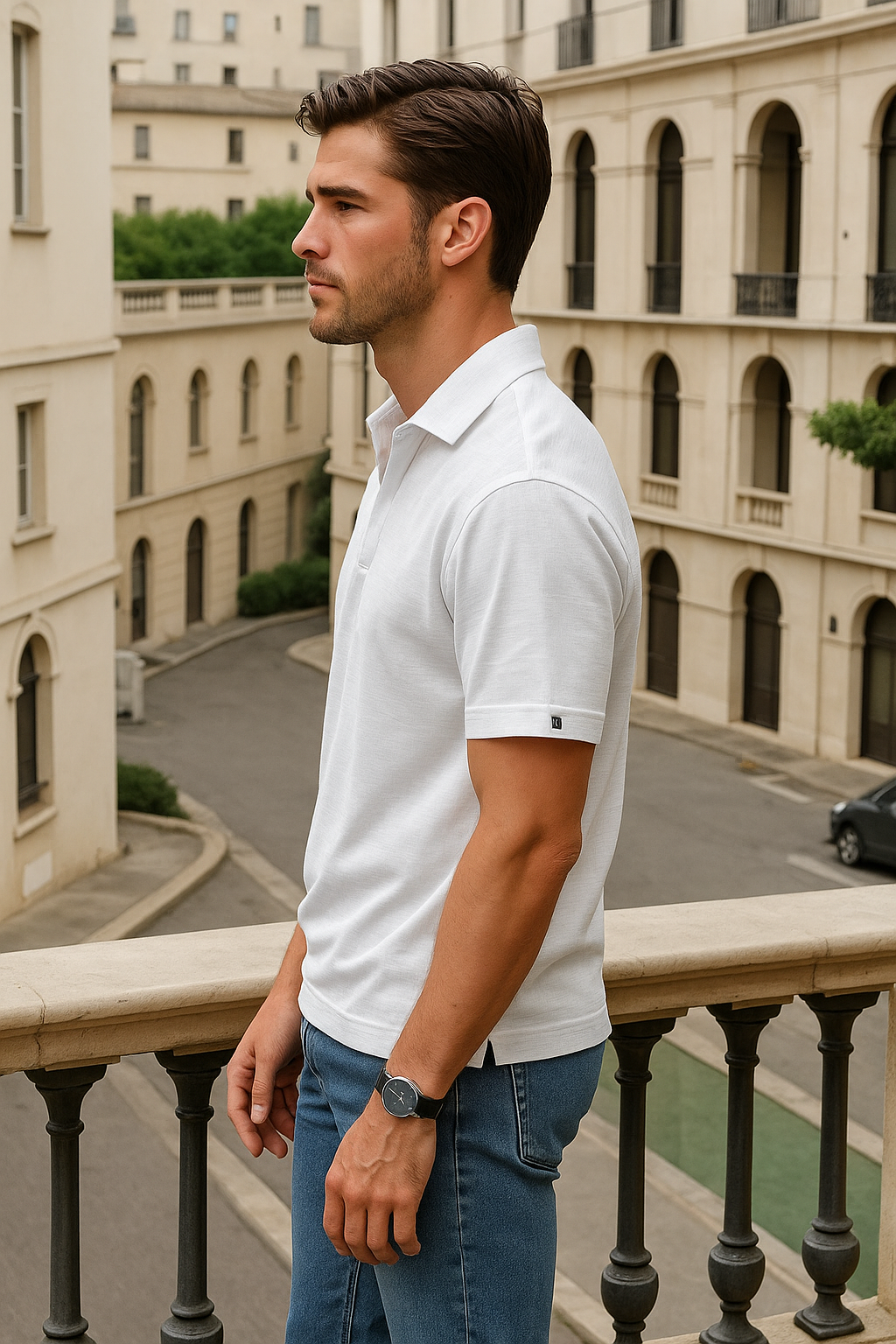 Linoir Zip Collar Shirt