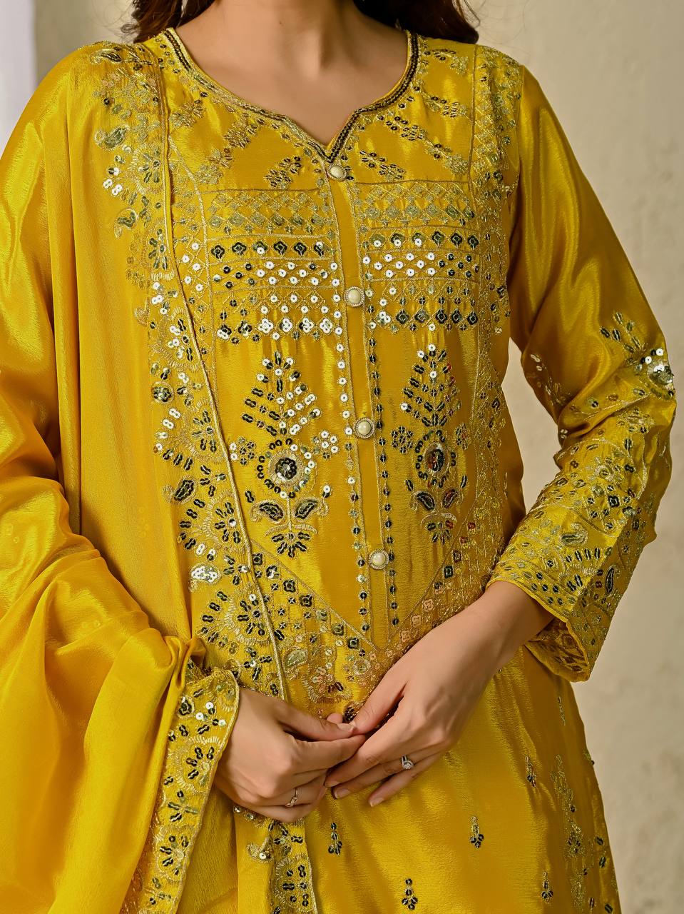 Designer Party Wear Look Top , Sharara Plazzo And Dupatta