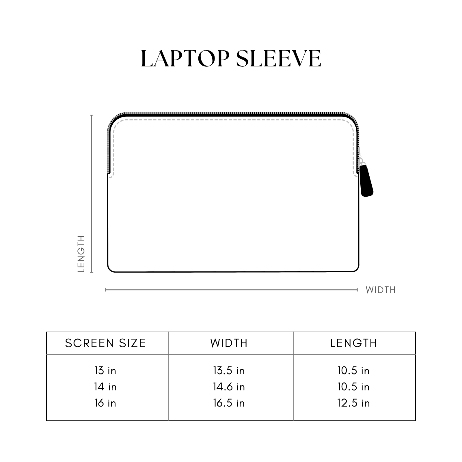 Cotton Laptop Sleeve/Cover - Black Floral