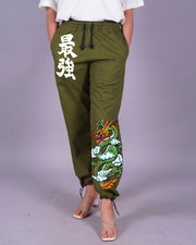 Dragon : Women's Olive Adjustable Cargo Pants(*)