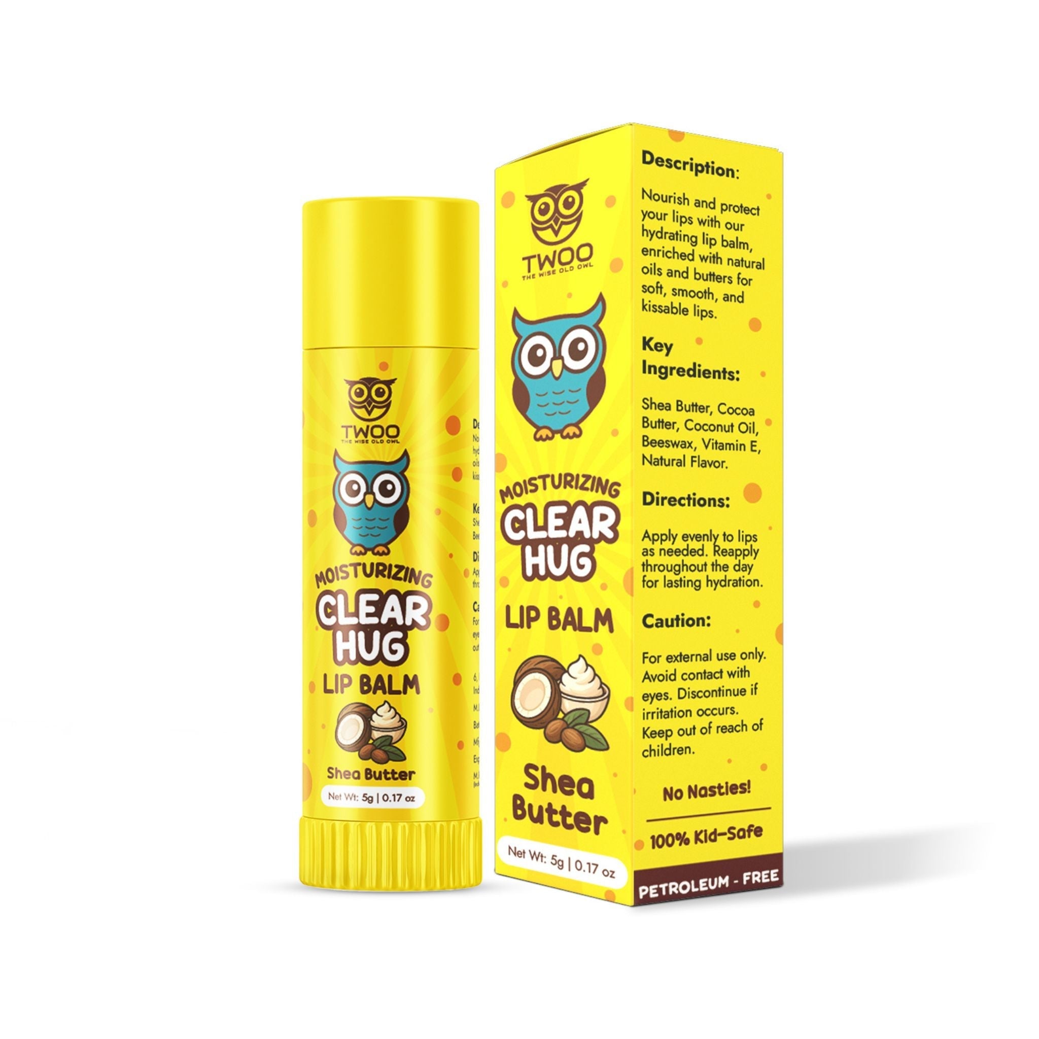 TWOO Moisturizing Clear Hug Lip Balm | Shea Butter | 5g