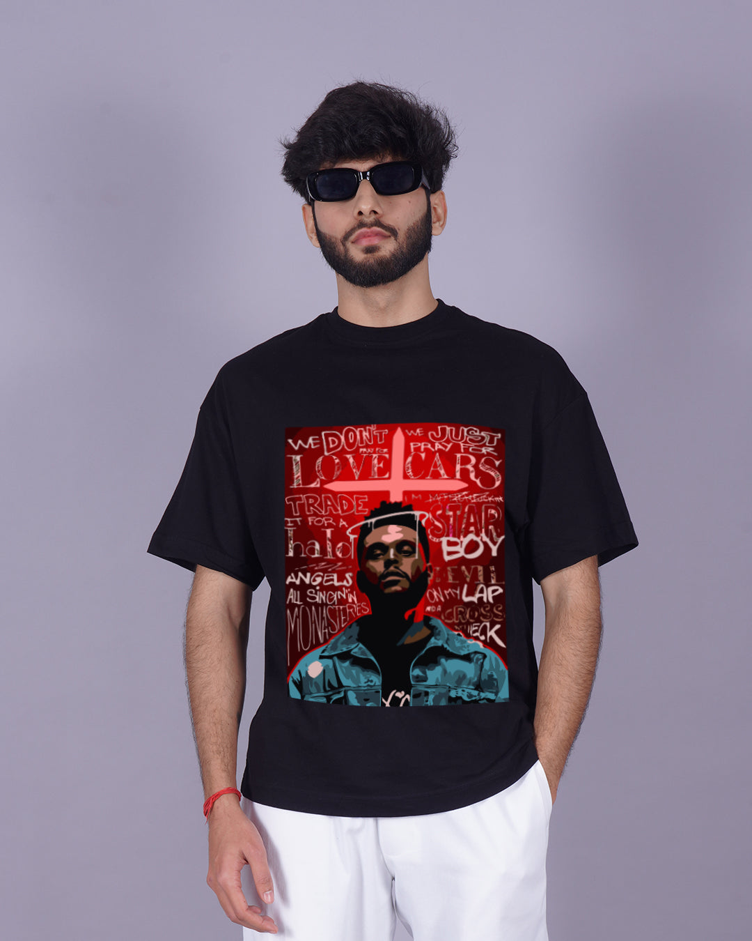 Pack Of 2 - Men's The Weekend Oversized T-shirt - Starboy & After Hours